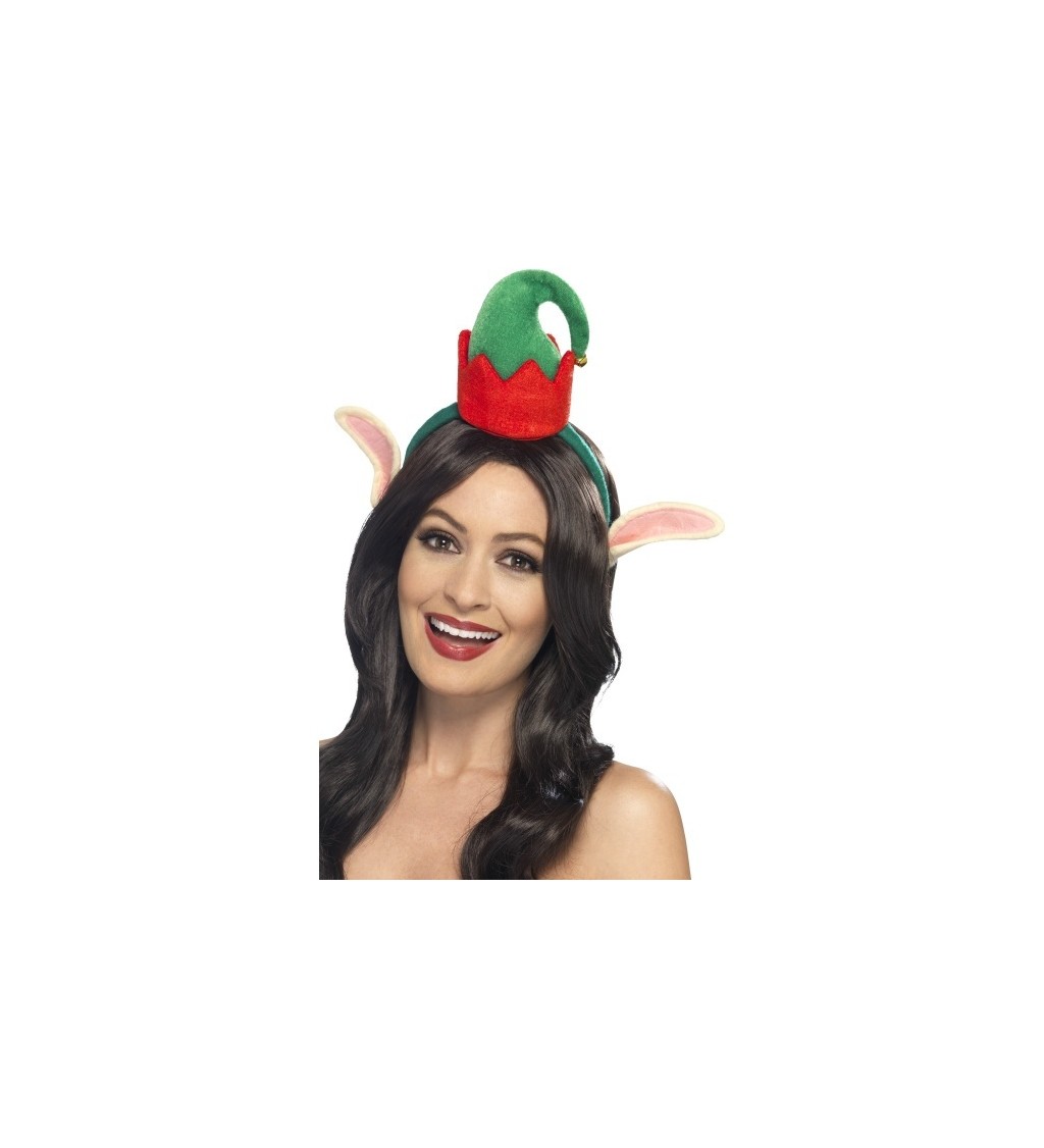 Elfí čepička na čelence s ušima