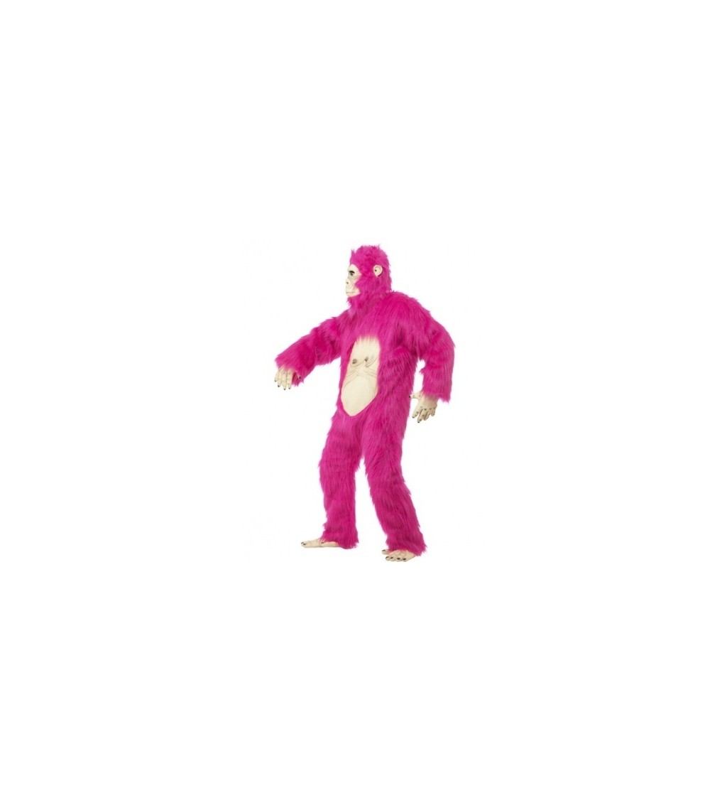 Kostým Unisex - Gorila růžová