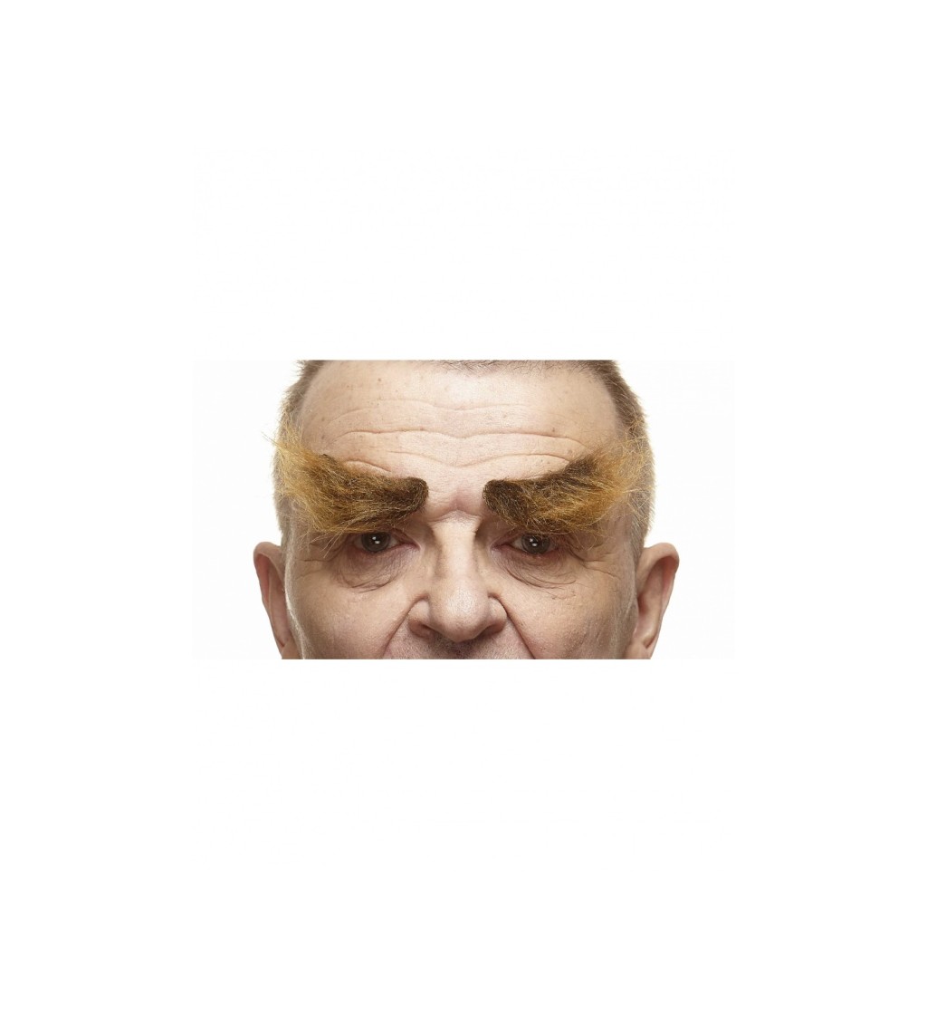 Rezavé nalepovací obočí