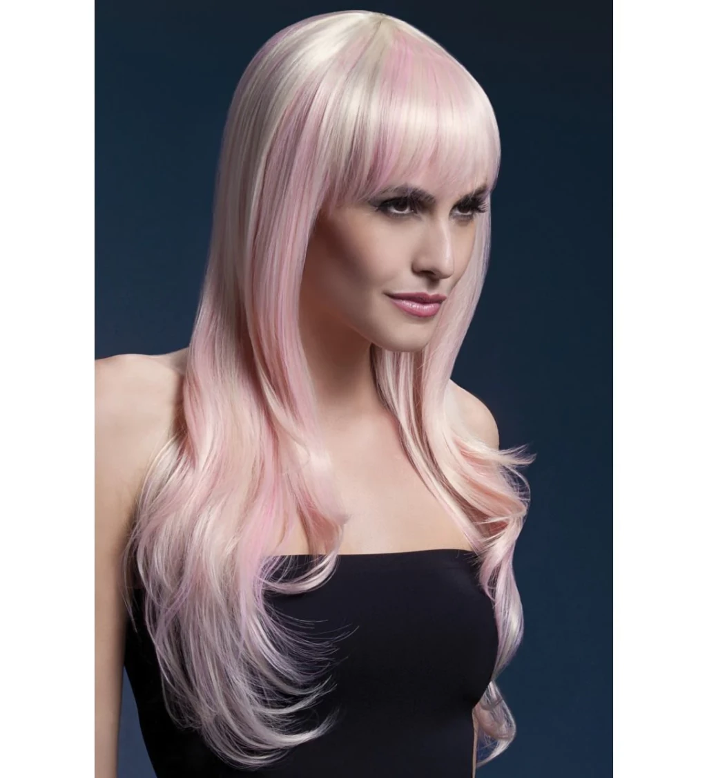 Deluxe Paruka Sienna - růžová blond