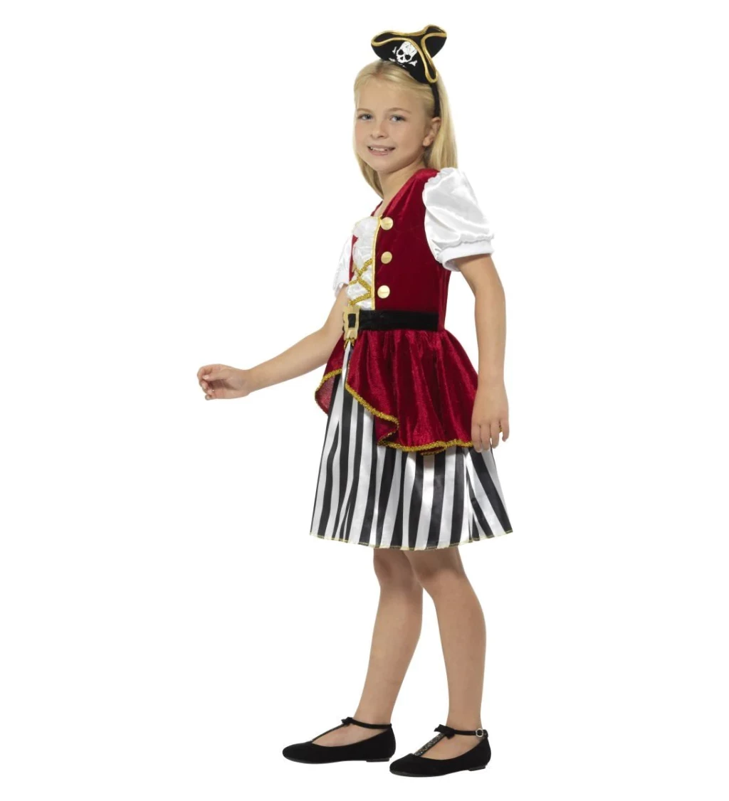 Dívčí kostým Pirátka v kloboučku