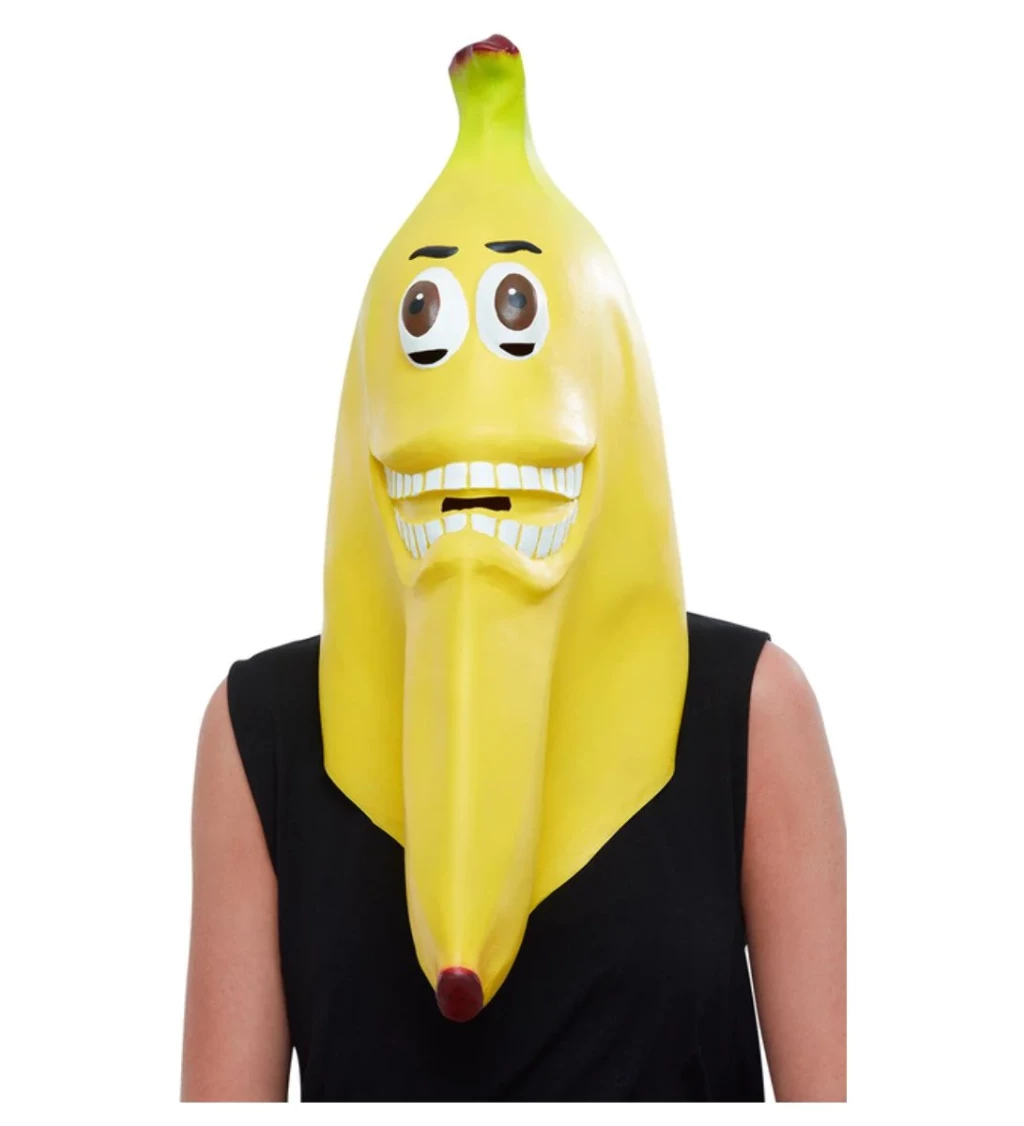 Latexová maska Banán