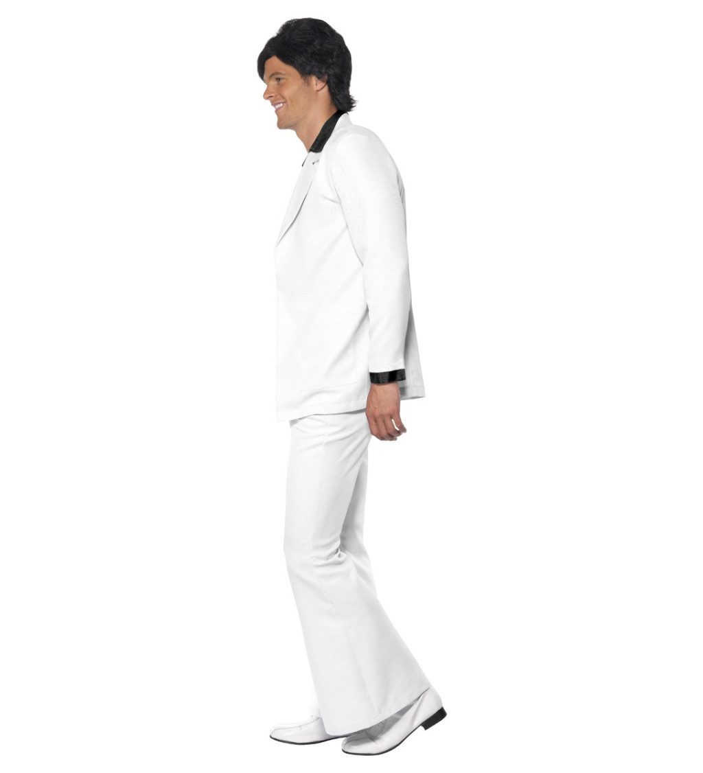 Kostým pro muže - 70. léta, bílo-černý oblek