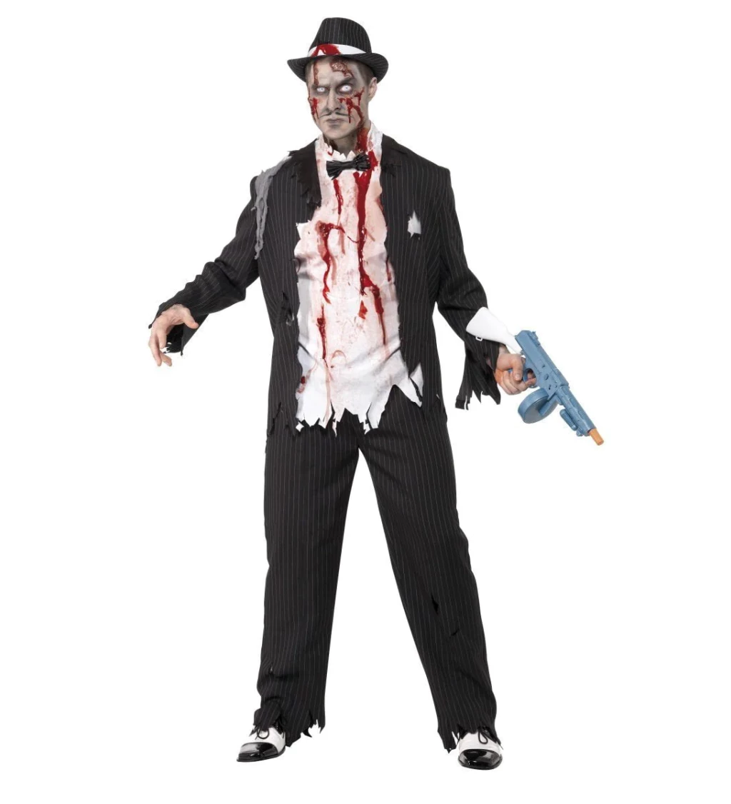 Kostým pro muže - Zombie gangster