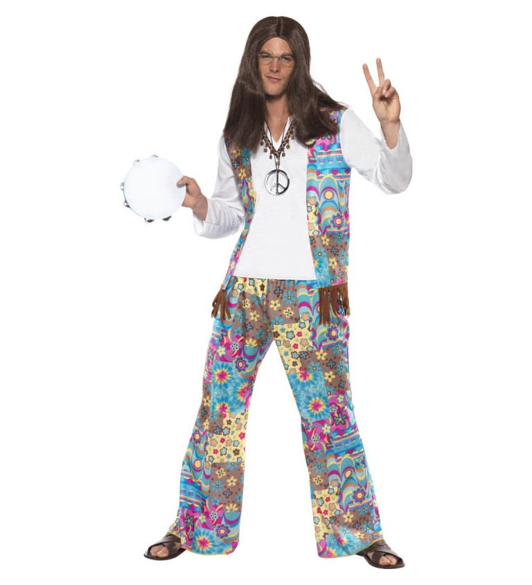 Kostým pro muže  - Hippie květinové dítě