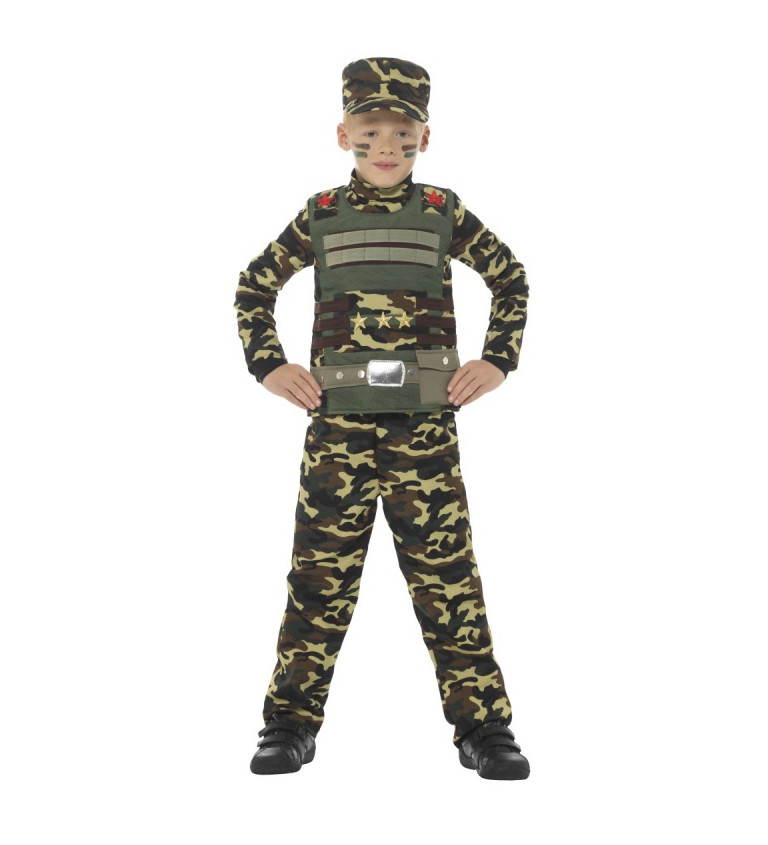 Dětský kostým Maskáčový voják