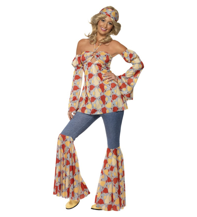 Kostým pro ženy - hippie zvonáče