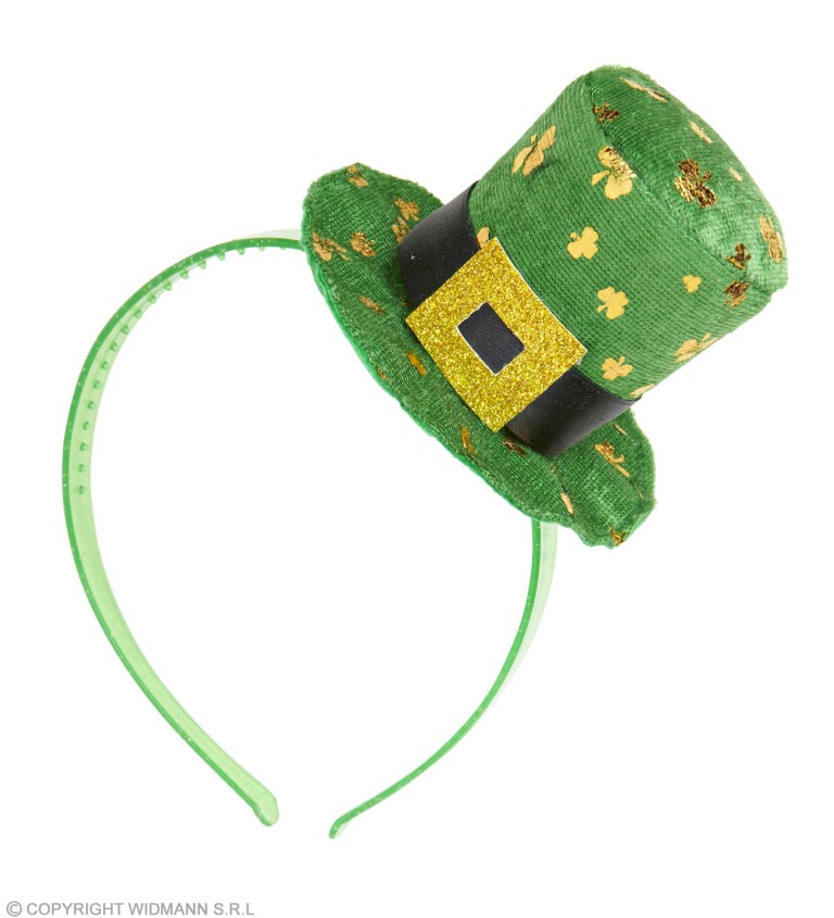 Čelenka mini klobouček St. Patrick