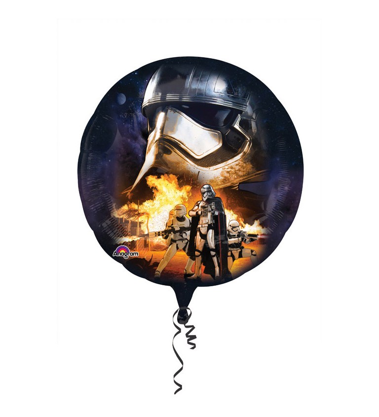 Velký kulatý fóliový balónek Star Wars