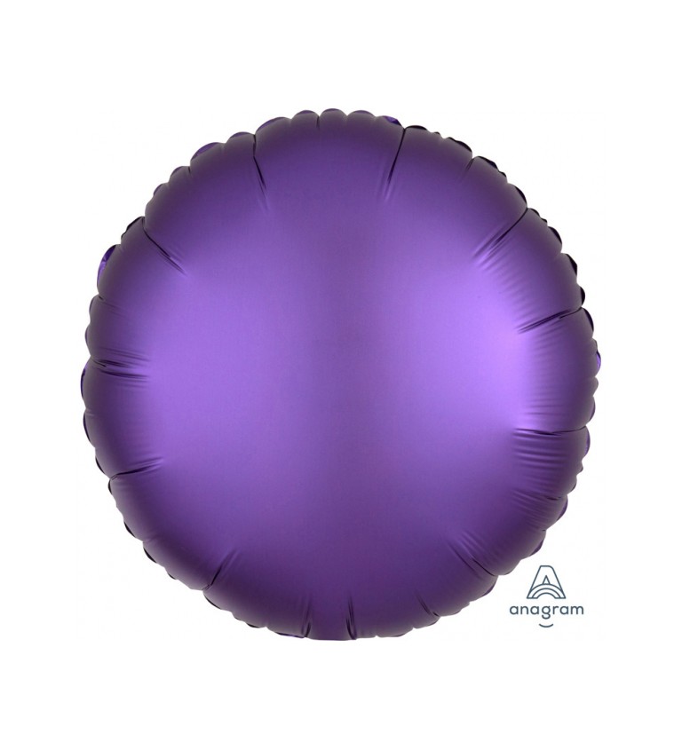 Balonek fóliový - Kolo fialové