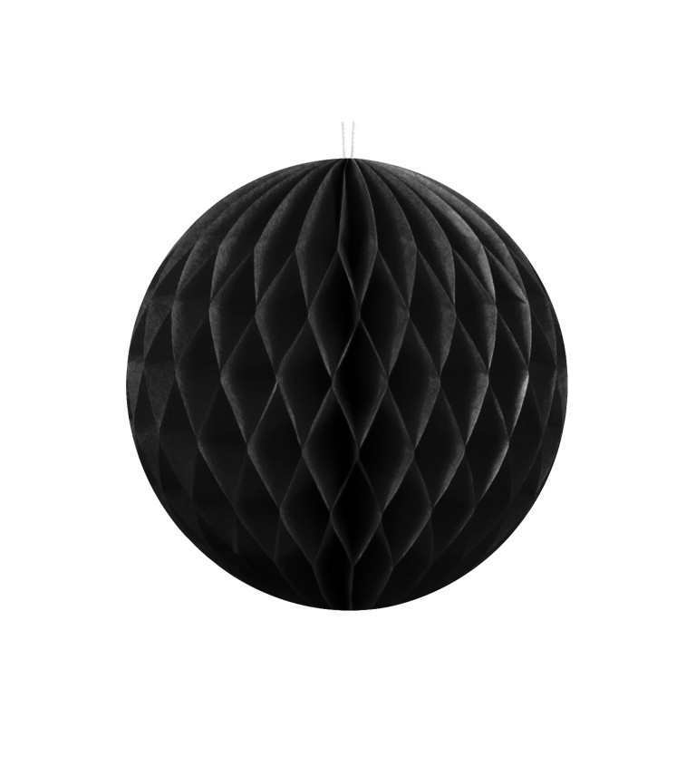 Dekorační koule - černá, 10 cm