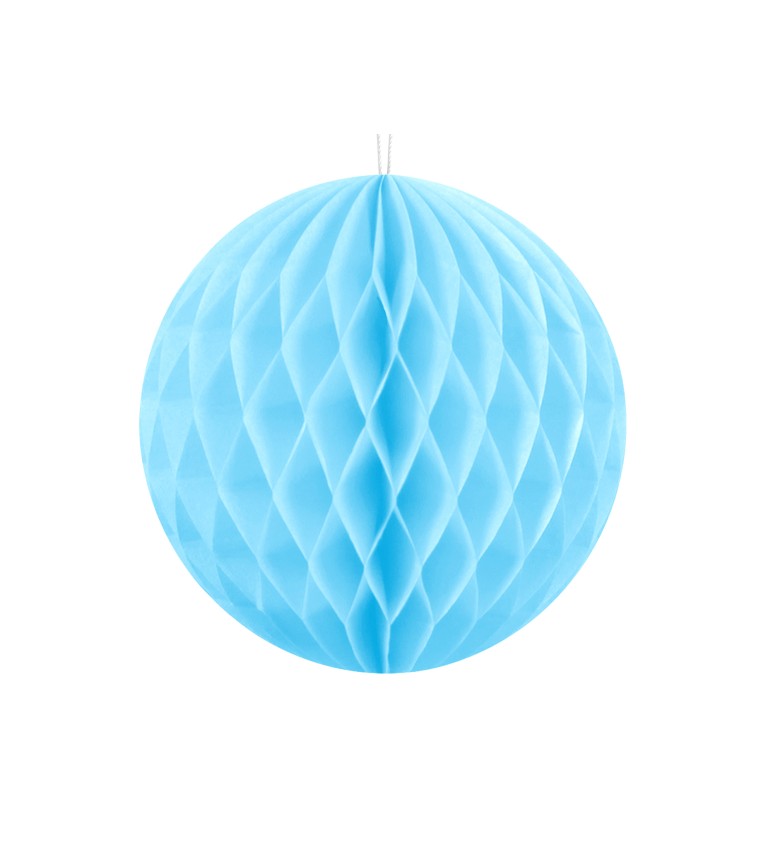 Dekorační koule - světle modrá, 10 cm