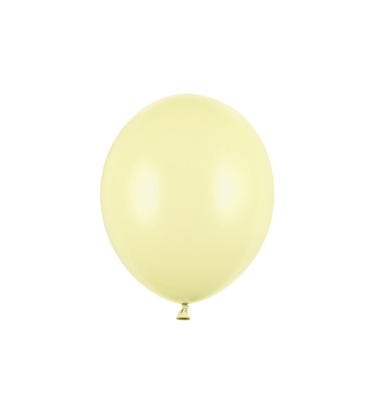 Balónek Strong - pastelově žluté, 30 cm