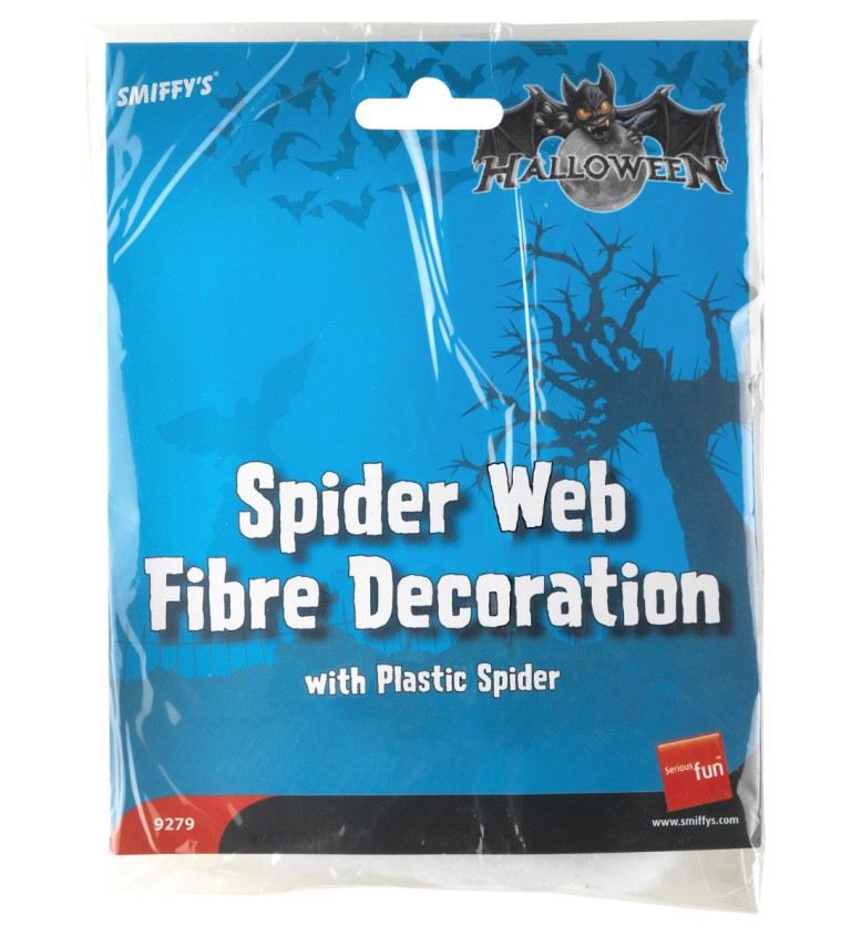 Dekorace - Pavučina s pavoukem