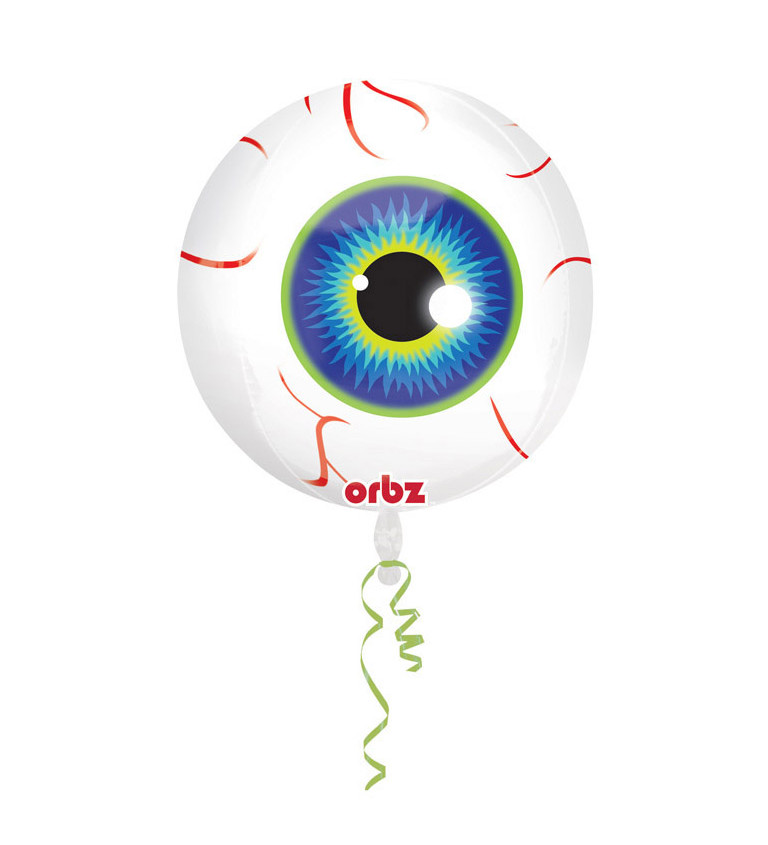 Oční bulva fóliový balónek