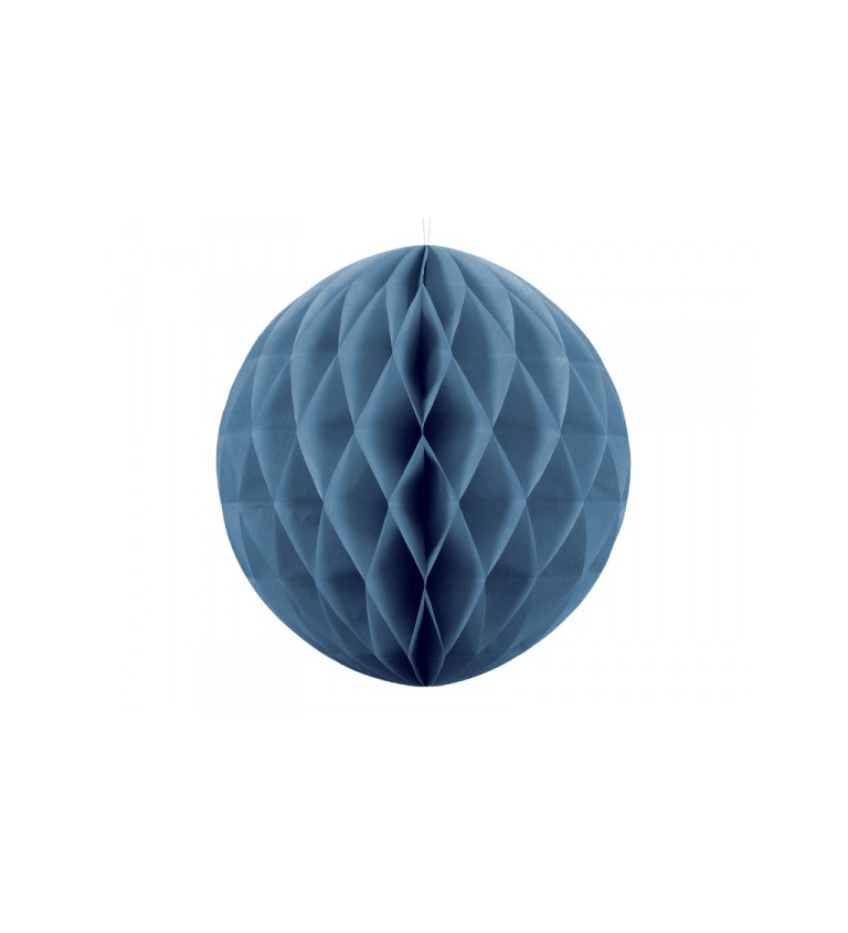 Dekorační koule - tmavě modrá, 40 cm