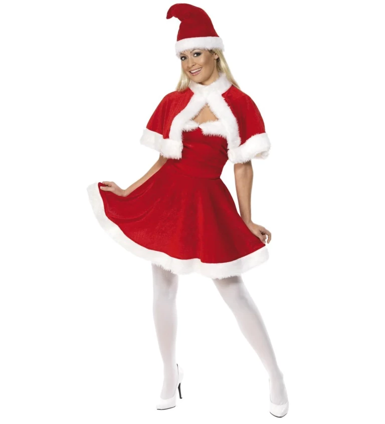 Kostým pro ženy - Miss Santa delux