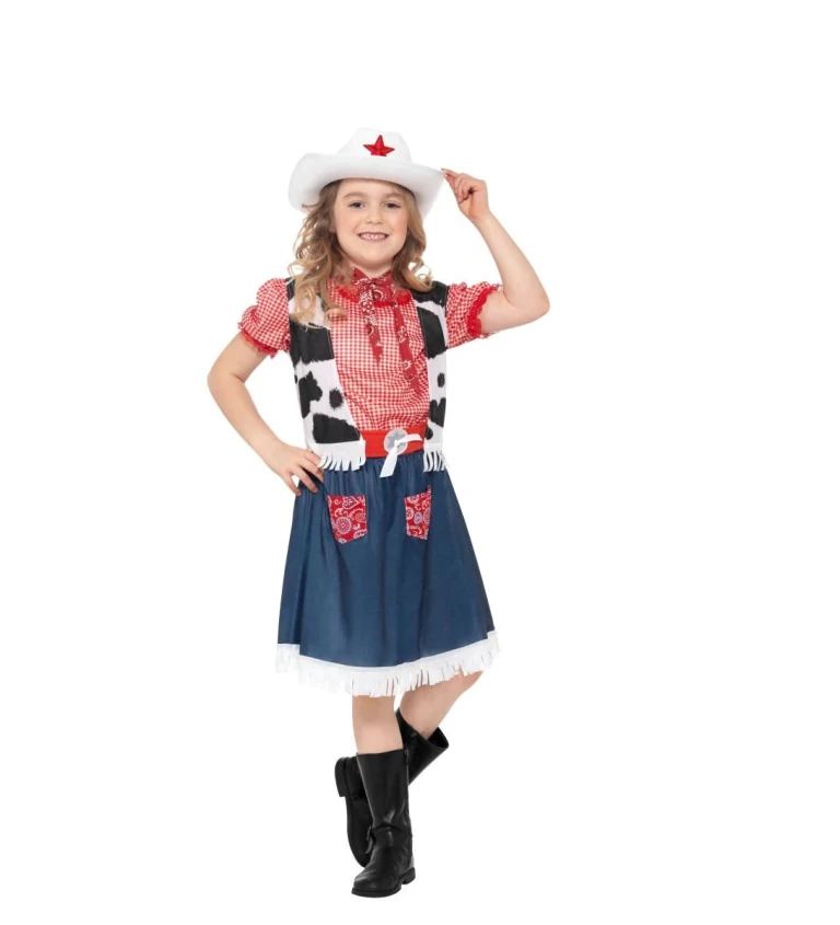 Dětský kostým pro dívky - Kovbojka