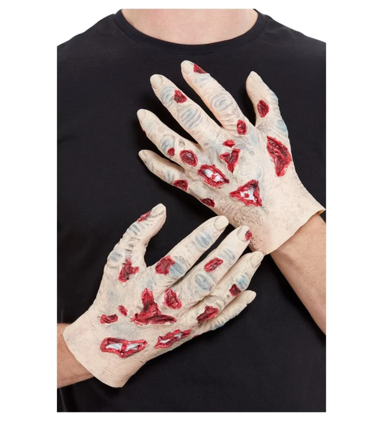 Krvavé zombie rukavice